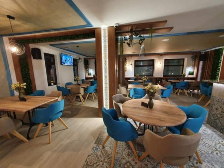 Scaune complet tapitate cadru lemn LEON 1 [5]