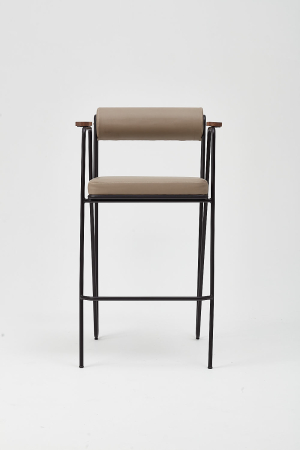 Scaun de bar cu cadru metalic in stil retro - MONO [2]