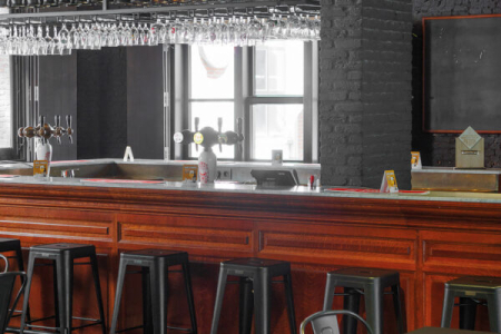 Scaun de bar din metal stivuibil in stil industrial TOLIX STOOL STYLE [3]