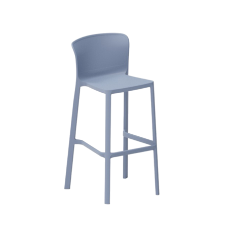 Scaun de bar din plastic cu design scultural - BROOKLYN H75 [3]