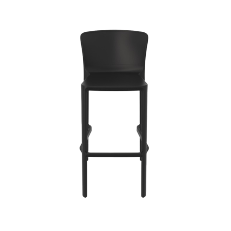 Scaun de bar din plastic cu design scultural - BROOKLYN H75 [2]