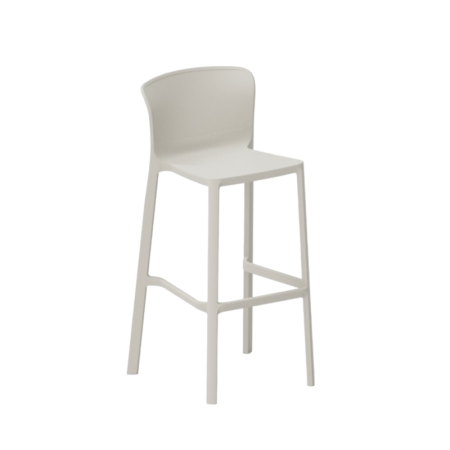 MOBILIER HORECA - Scaun de bar din plastic cu design scultural - BROOKLYN H75