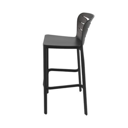 Scaun de bar din plastic stivuibil cu design modern elegant - OSLO H75 [2]