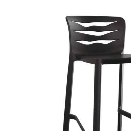 Scaun de bar din plastic stivuibil cu design modern elegant - OSLO H75 [1]