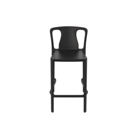 Scaun de bar din plastic stivuibil cu sezut la 65 cm inaltime - BARCELONA H65 [3]