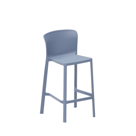Scaun de bar din tehnopolimer cu sezut la 65 cm pentru food court - BROOKLYN H65 [4]