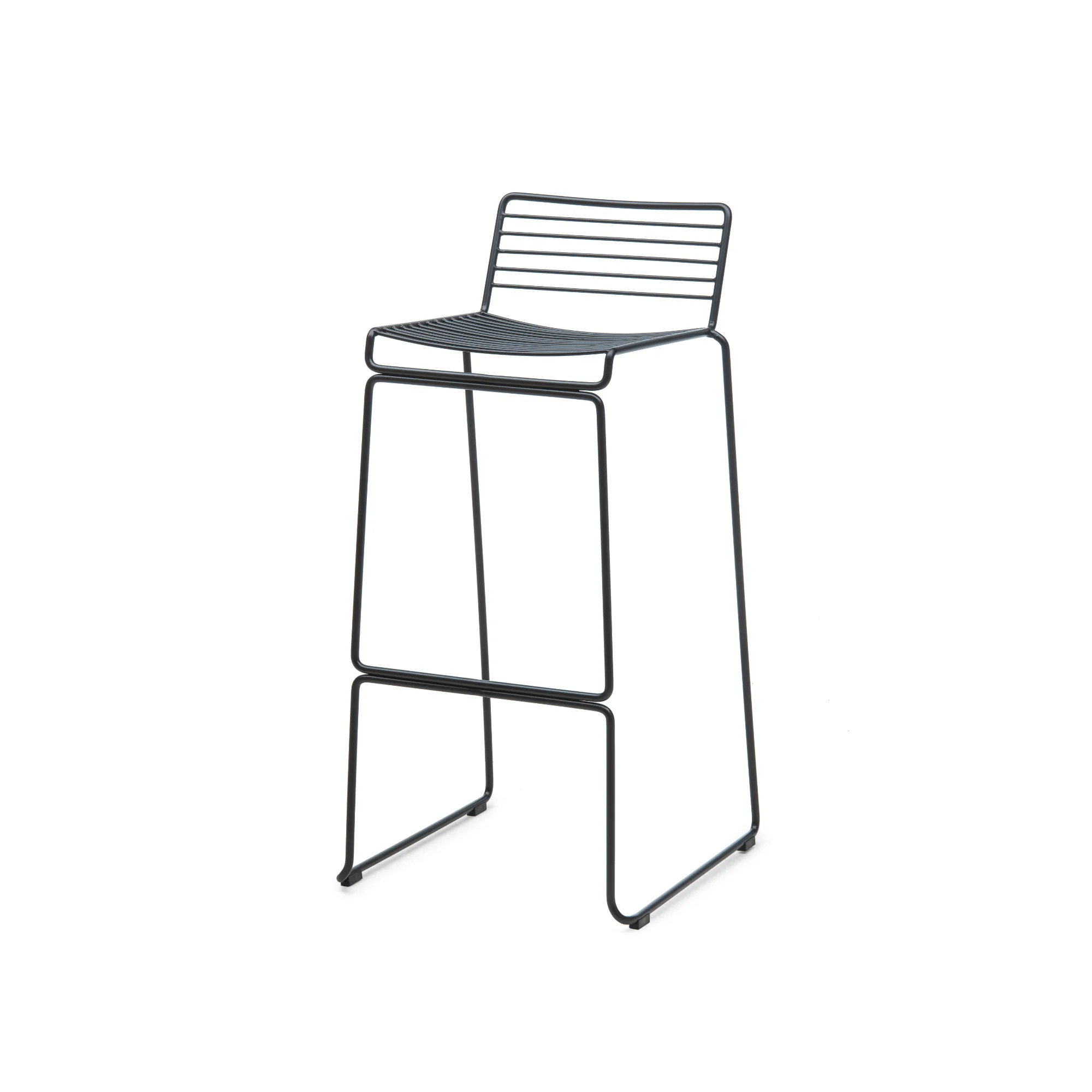 Scaun de bar in stil industrial, cu cadrul din metal - WIRE