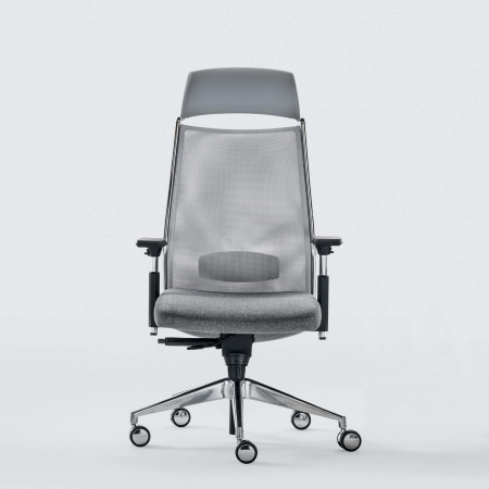 Mobilier receptie - Scaun de birou cu brate si structura metalica Link Plus