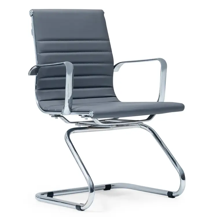 MOBILIER OFFICE - Scaun de conferinta cu brate și cadru metalic tip sanie LEXUS