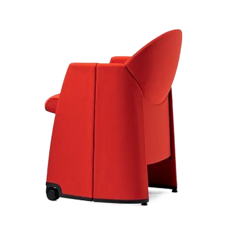 Scaun de conferinta pliabil tapitat cu roti si design scultural - AXI FOLDING [1]