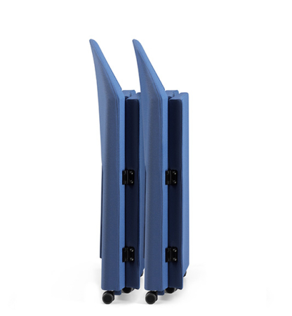 Scaun de conferinta pliabil tapitat cu roti si design scultural - AXI FOLDING [4]