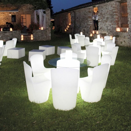 Scaune de club - Scaun luminos de design pentru club sau terasa - ZOE