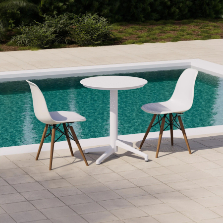 Scaun de terasa cu cadru si scoica din plastic - EOS-VX [2]