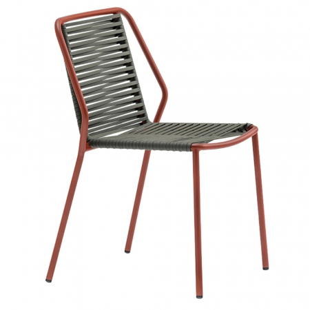 Scaune de terasa din metal - Scaun de terasa retro cu cadrul metalic - PHILIA 3900