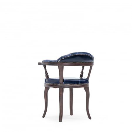 Scaun din lemn in stil irish cu spatar tip chesterfield RETRO [4]