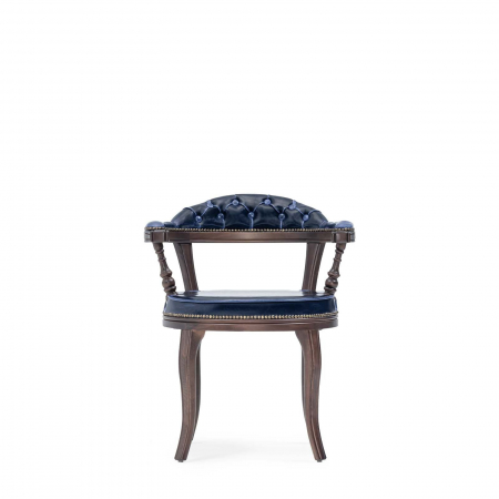 Scaun din lemn in stil irish cu spatar tip chesterfield RETRO [1]