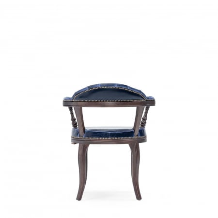 Scaun din lemn in stil irish cu spatar tip chesterfield RETRO [5]