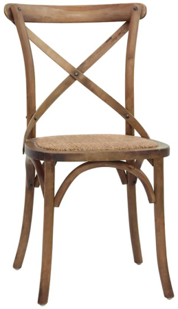Scaune restaurant - Scaun din lemn masiv cu sezut din rattan - CAMARGUE RS 1188