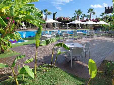 Scaun din plastic cu brate pentru exterior - NES [5]