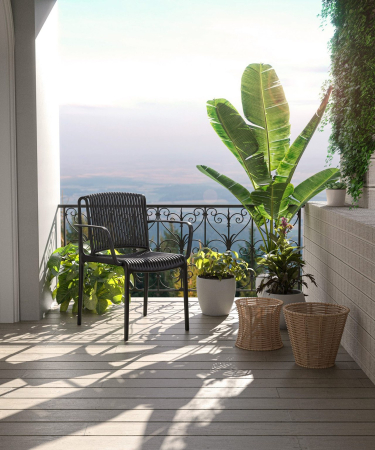 Scaun din plastic cu brate pentru exterior - NES [2]