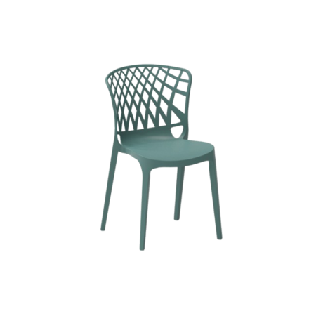 Scaun din plastic cu design scultural geometric - PORTO [6]