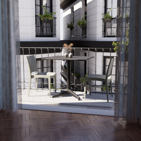 Scaun din plastic de terasa pentru fast-food - SPECTO [4]