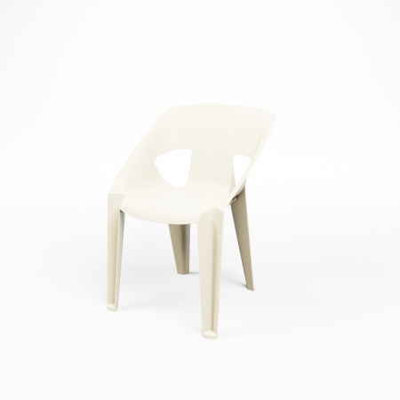 Scaun din plastic in stil modern, stivuibil pentru terasa - IEFTIN [3]