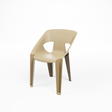 Scaun din plastic in stil modern, stivuibil pentru terasa - IEFTIN [4]