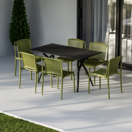 Scaun din polipropilena pentru exterior - NES [5]