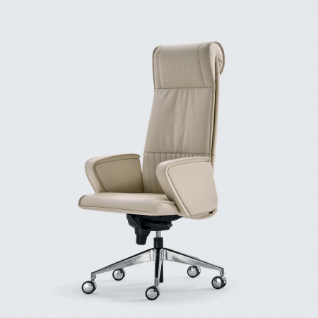 MOBILIER OFFICE - Scaun directorial cu brate si structura metalica Parlament