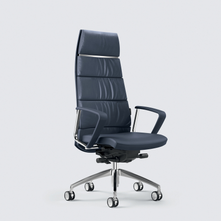 MOBILIER OFFICE - Scaun directorial cu brate si structura metalica Trendy First Class