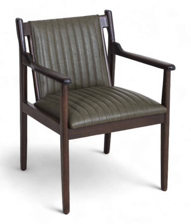 Scaune tapitate - Scaun cu brate in stil mid century pentru HoReCa - DWELL