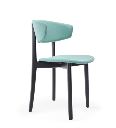 Scaune HoReCa - Scaun elegant cu cadrul din lemn masiv - BABAR 2466 PO