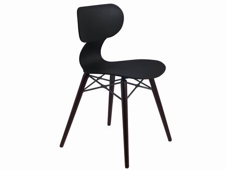 Scaun fast-food / food-court tip scoica din plastic curbat YUGO S WOX [11]