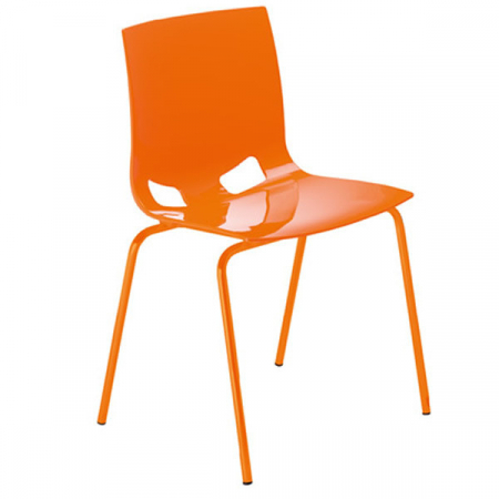 Scaun fast-food / food-court tip scoica din plastic polipropilena FONDO PP [3]
