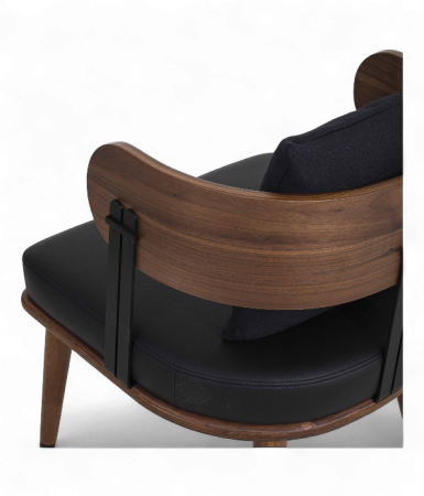 Scaun elegant in stil mid-century si tapitat la comanda - HORIZON [4]