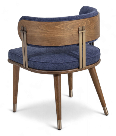 Scaun elegant in stil mid-century si tapitat la comanda - HORIZON [1]