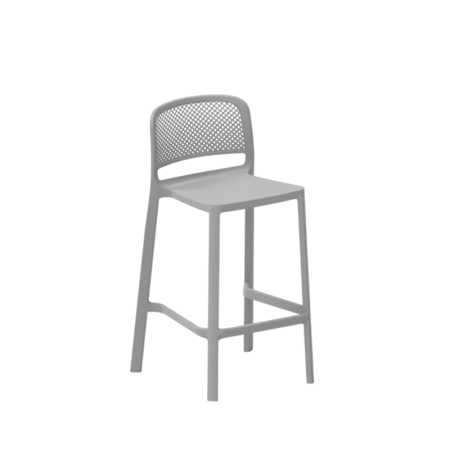 Scaun inalt de bar din plastic cu sezut la 65 cm inaltime - JEDDA [6]