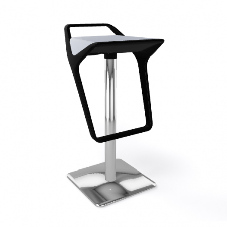 Scaune de bar metal - Scaun de bar rotativ in stil futurist pentru HoReCa - FREEDOM