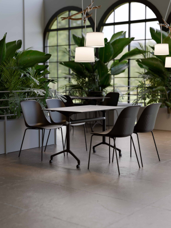 Scaun modern cu design scultural cu cadru metalic - SHELL M [3]