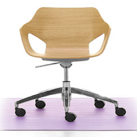 Scaune office - Scaun office conferinta rotativ SPARK WOOD 02