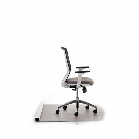 Scaun office rotativ tapitat TEKNA WHITE 01 [1]