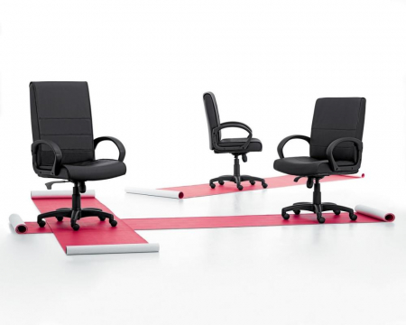 Scaun office rotativ tapitat TEXAS 01 [2]