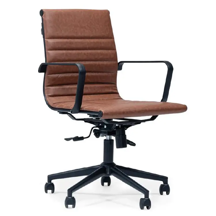 Scaune ergonomice - Scaun office tapitat, rotativ cu brațe și reglaj pe înălțime și înclinare POINT Office