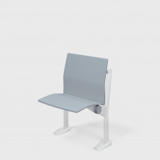 Mobilier universitar - Scaun pentru amfiteatru cu sezut tapitat rabatabil - OMNIA SOFT