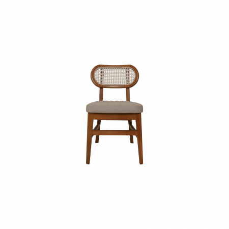 Scaun pentru HoReCa cu sezut tapitat si spatar tip plasa / mesh IGLO Wicker [1]