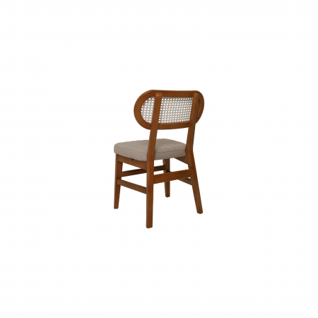 Scaun pentru HoReCa cu sezut tapitat si spatar tip plasa / mesh IGLO Wicker [5]