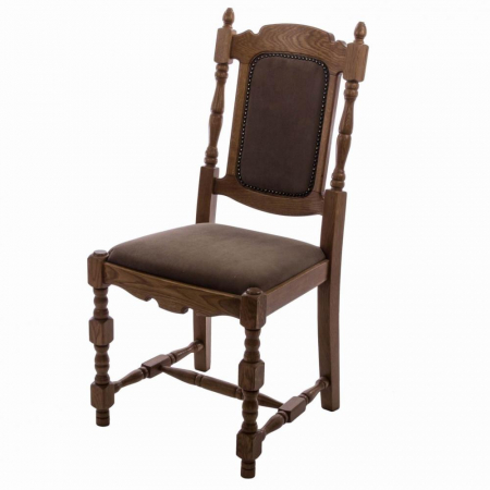 MOBILIER HORECA - Scaun restaurant lemn masiv fag / stejar complet tapitat (sezut si spatar) EVO_076