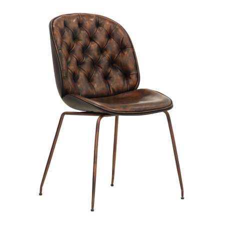 Scaun retro industrial metal tapitat RS 1748 [1]