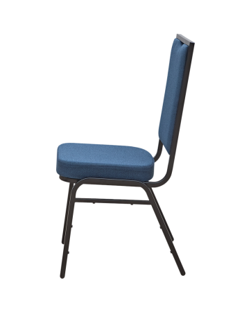 Scaun stivuibil cu tapiterie albastru guvernamental - AM110 [2]